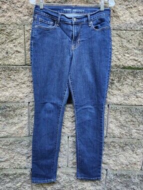 Old Navy Curve Profile San Francisco Mid Rise Women's Skinny Jeans Sz 8 Regular